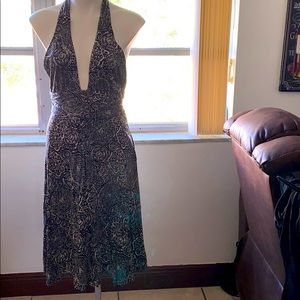 Heart Moon Star silk Dress